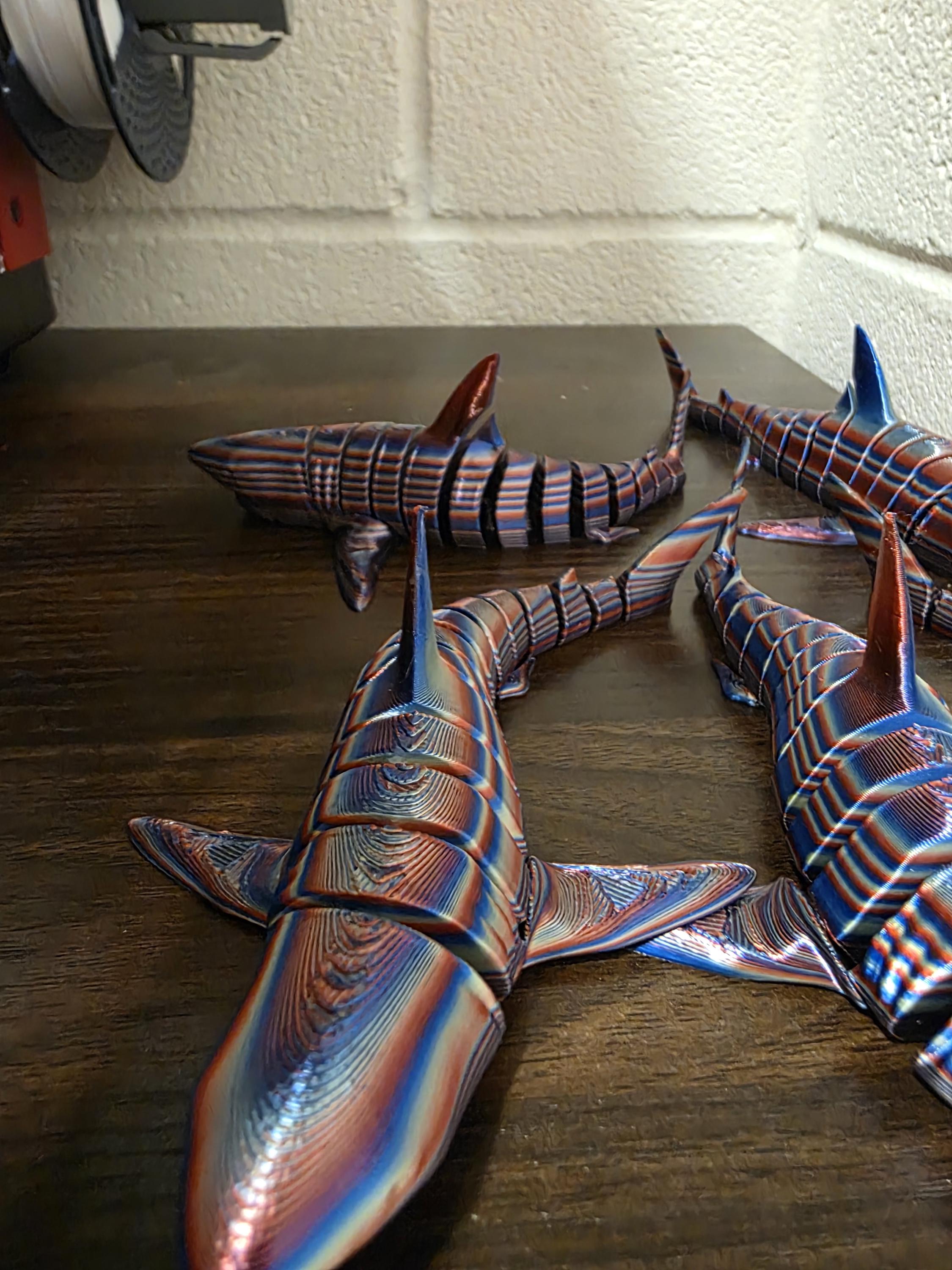 Shark with stand
