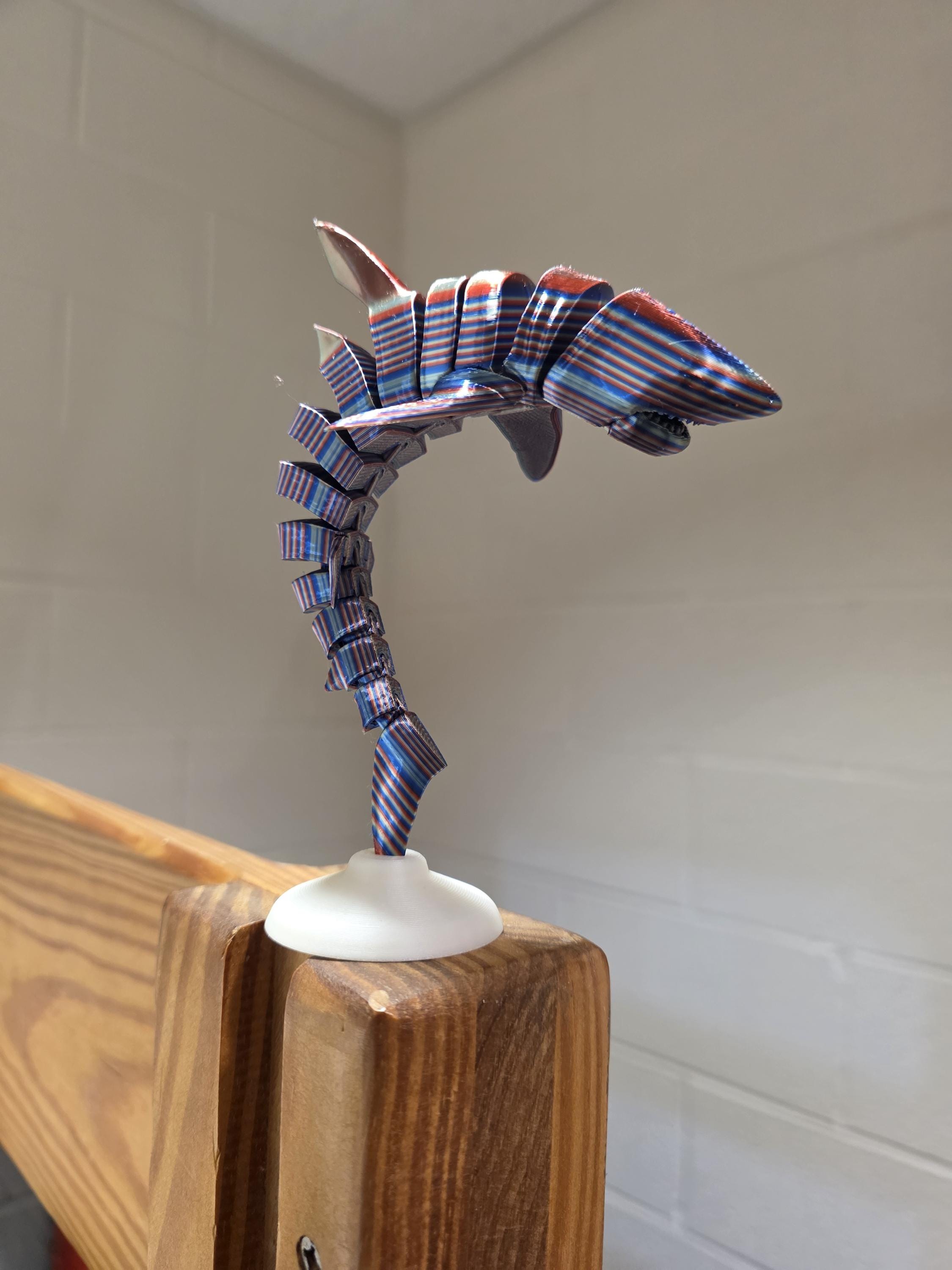Shark with stand