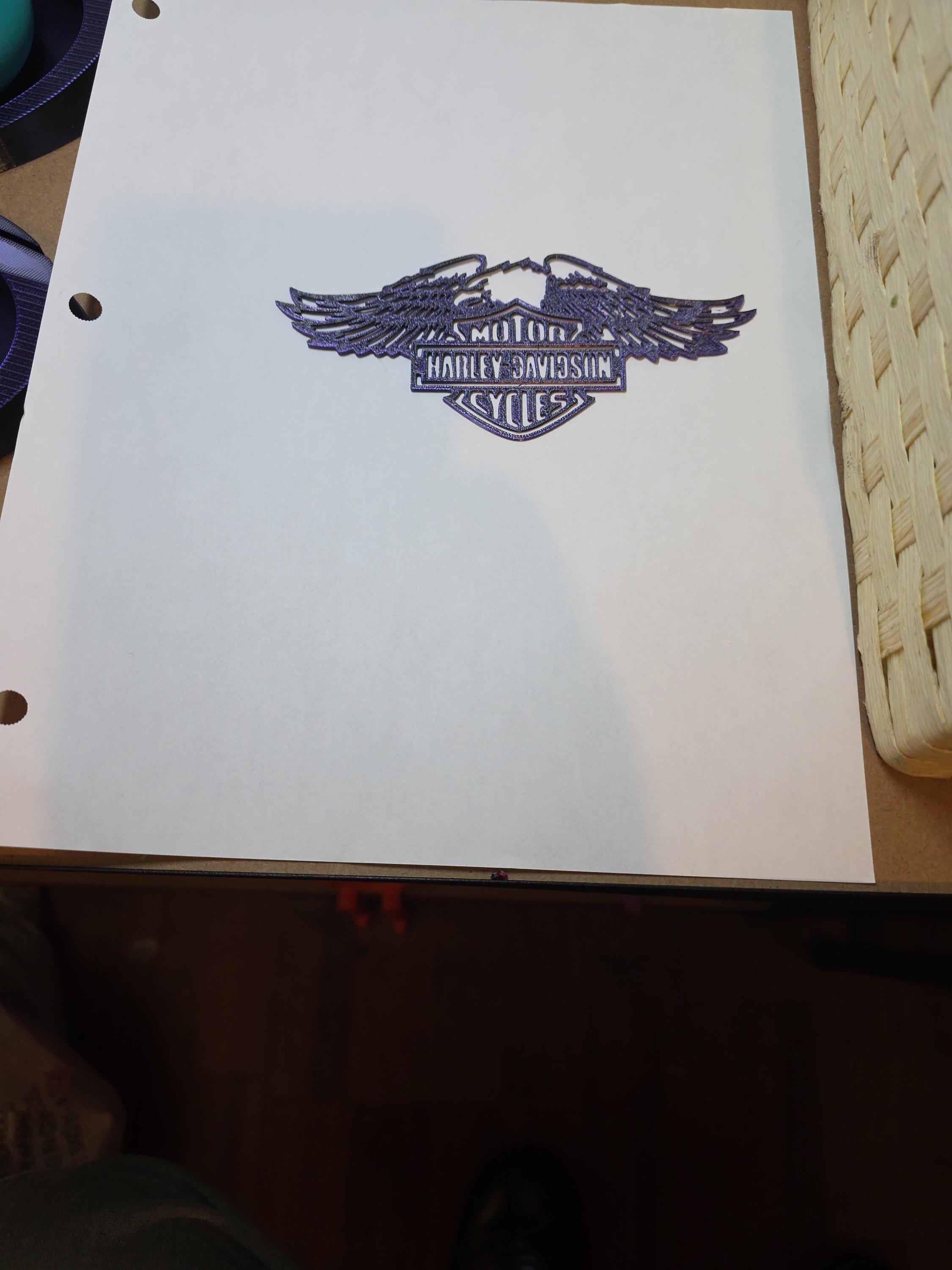 Small Harley Davidson Wall Decor