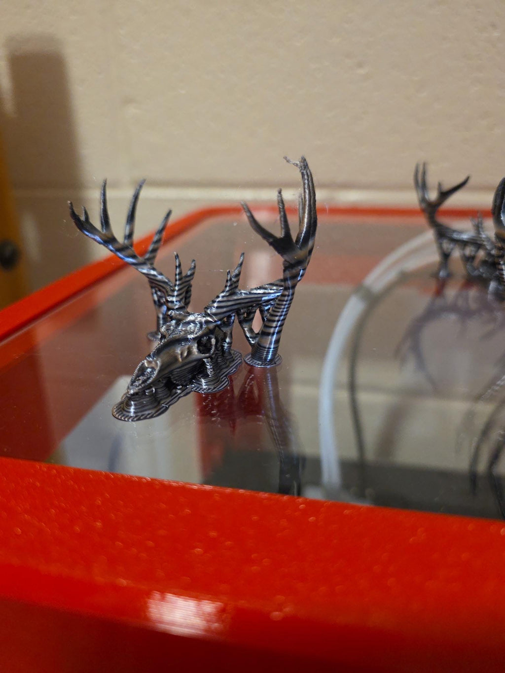PLA mini deer skull 3D print