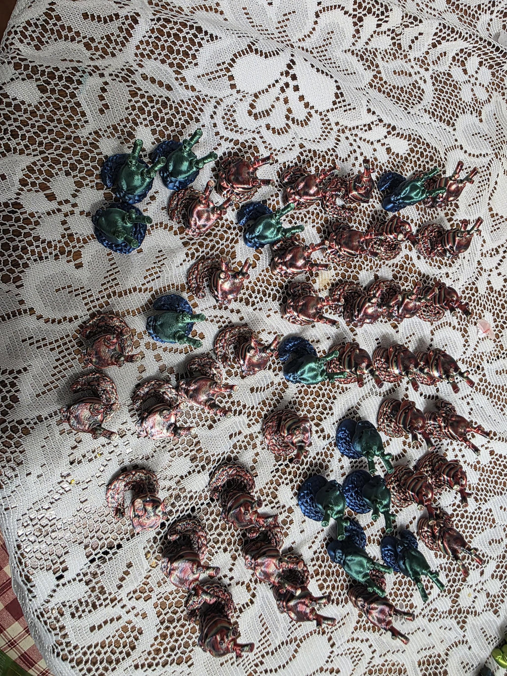 Miniature Dragon Figurines, 3D Printed Mythical Creatures, Fantasy Decor
