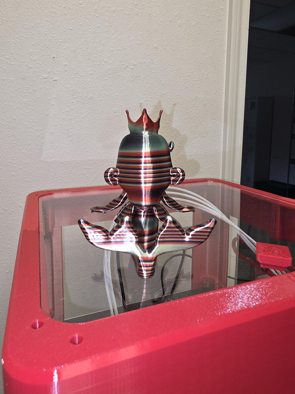 Princess Mermaid Figurine, Multi-Color 3D Printed Collectible