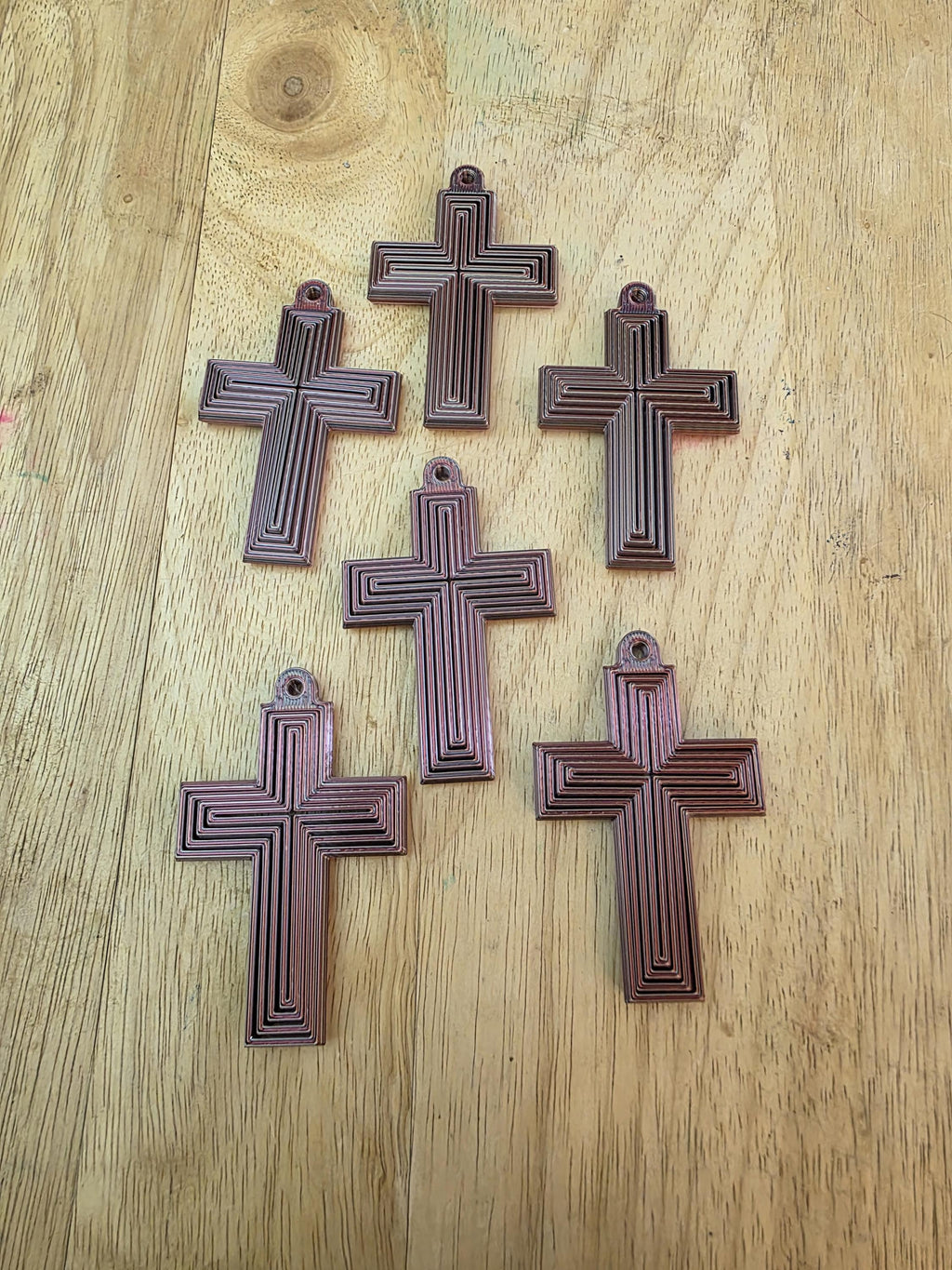 Fidget Cross Keychain