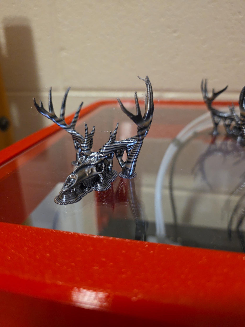 PLA mini deer skull 3D print