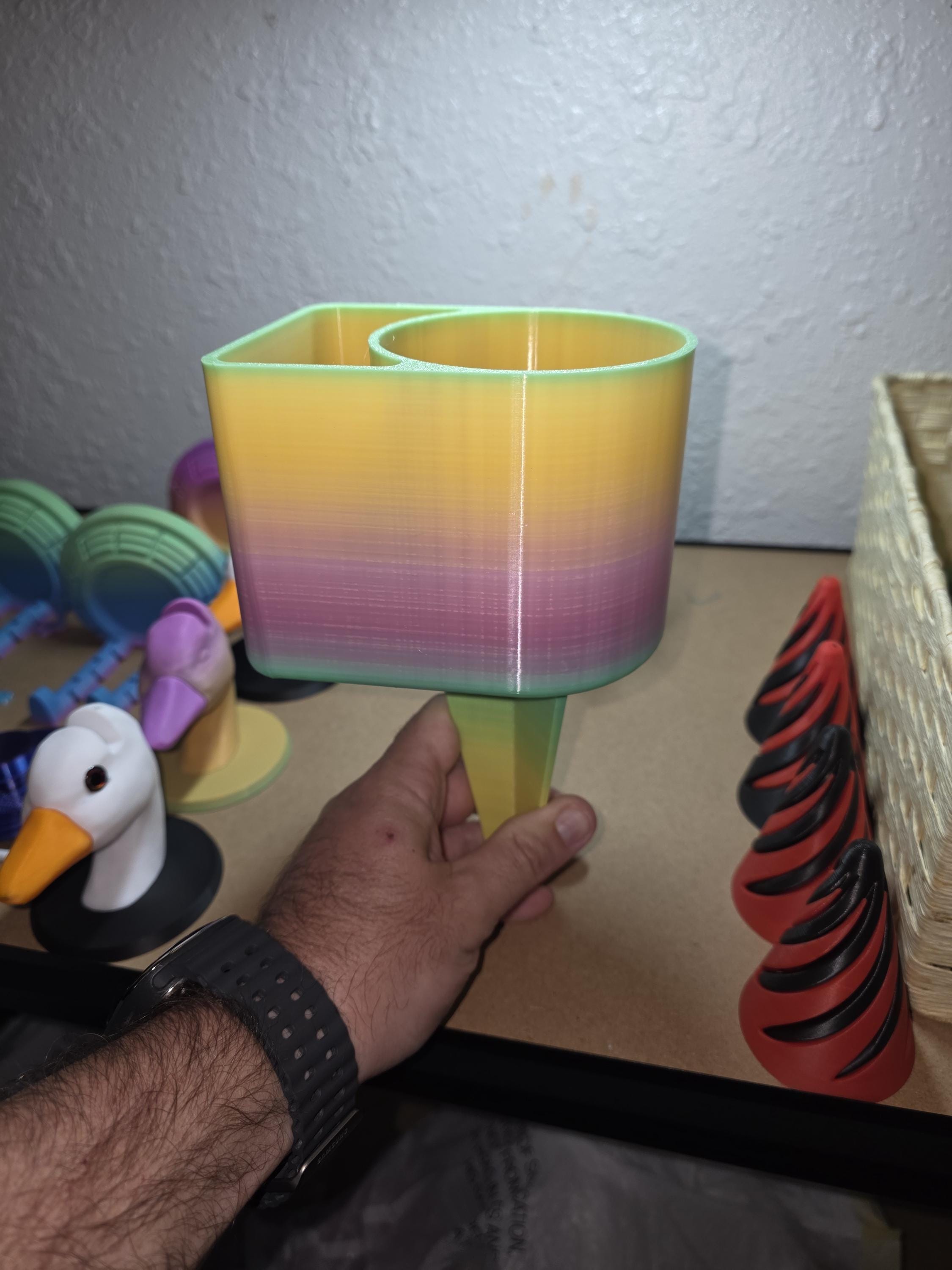 3D Printed Organizer with Sand Stack Holder