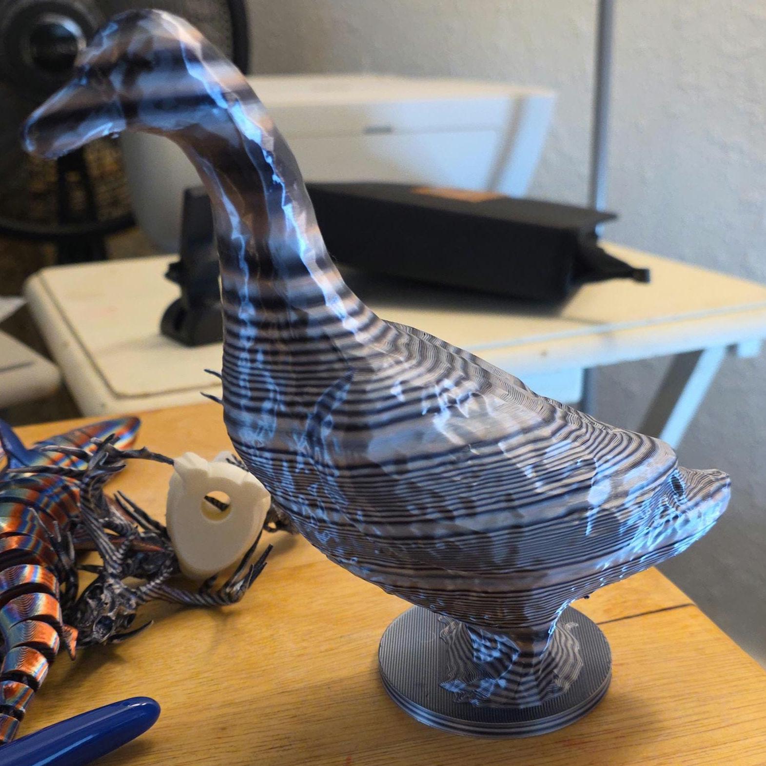 3D printed porch goose