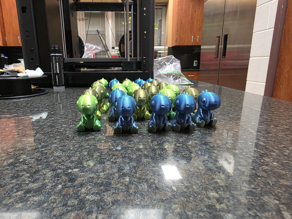 Miniature Dinosaur Figurines: 3D Printed Collectibles
