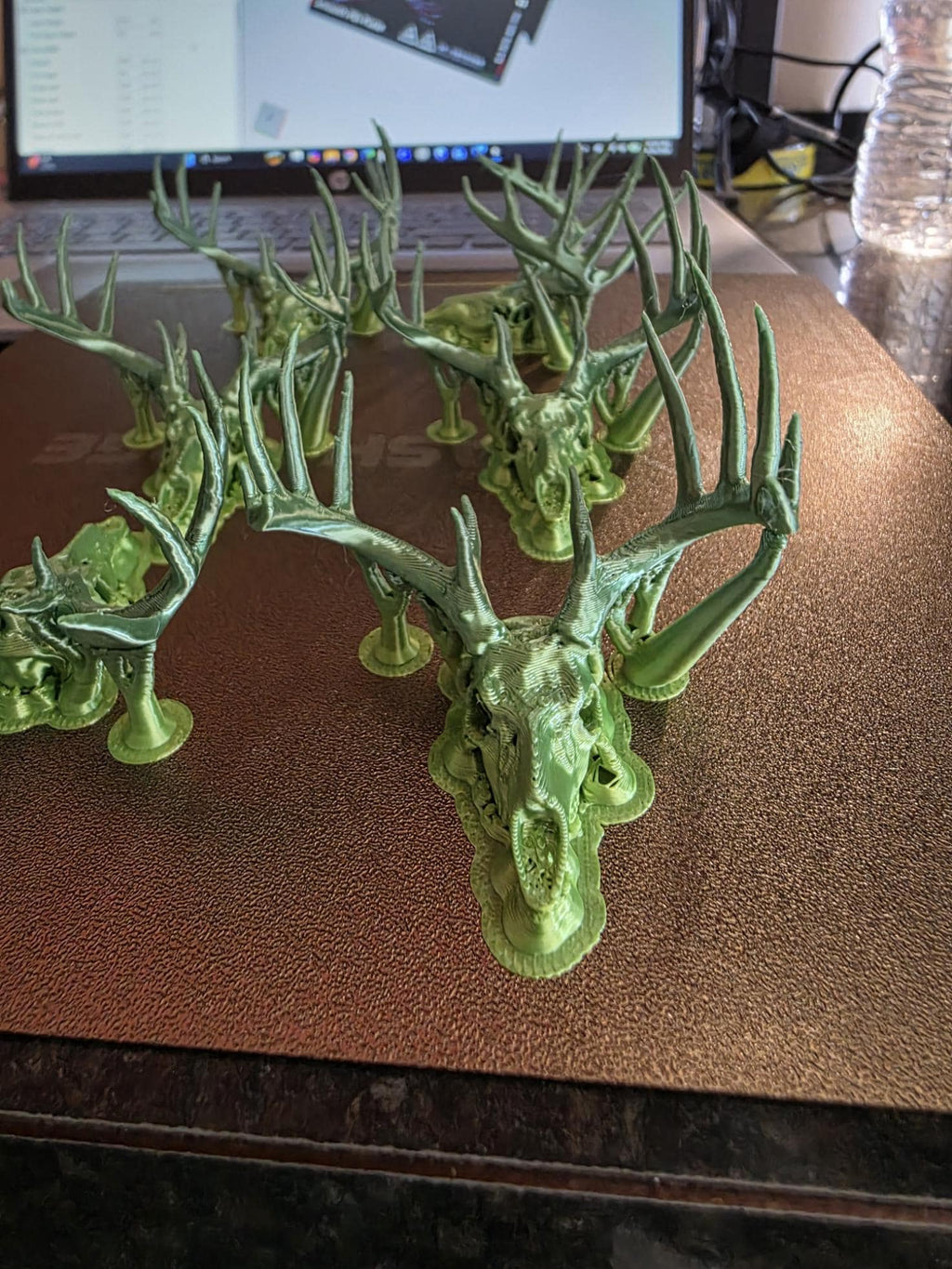 PLA mini deer skull 3D print