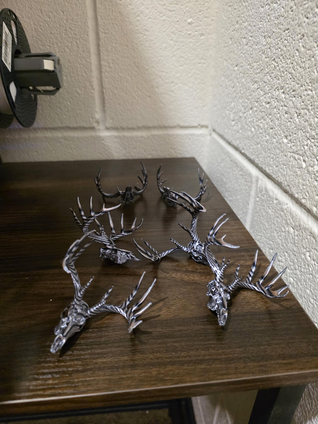 PLA mini deer skull 3D print