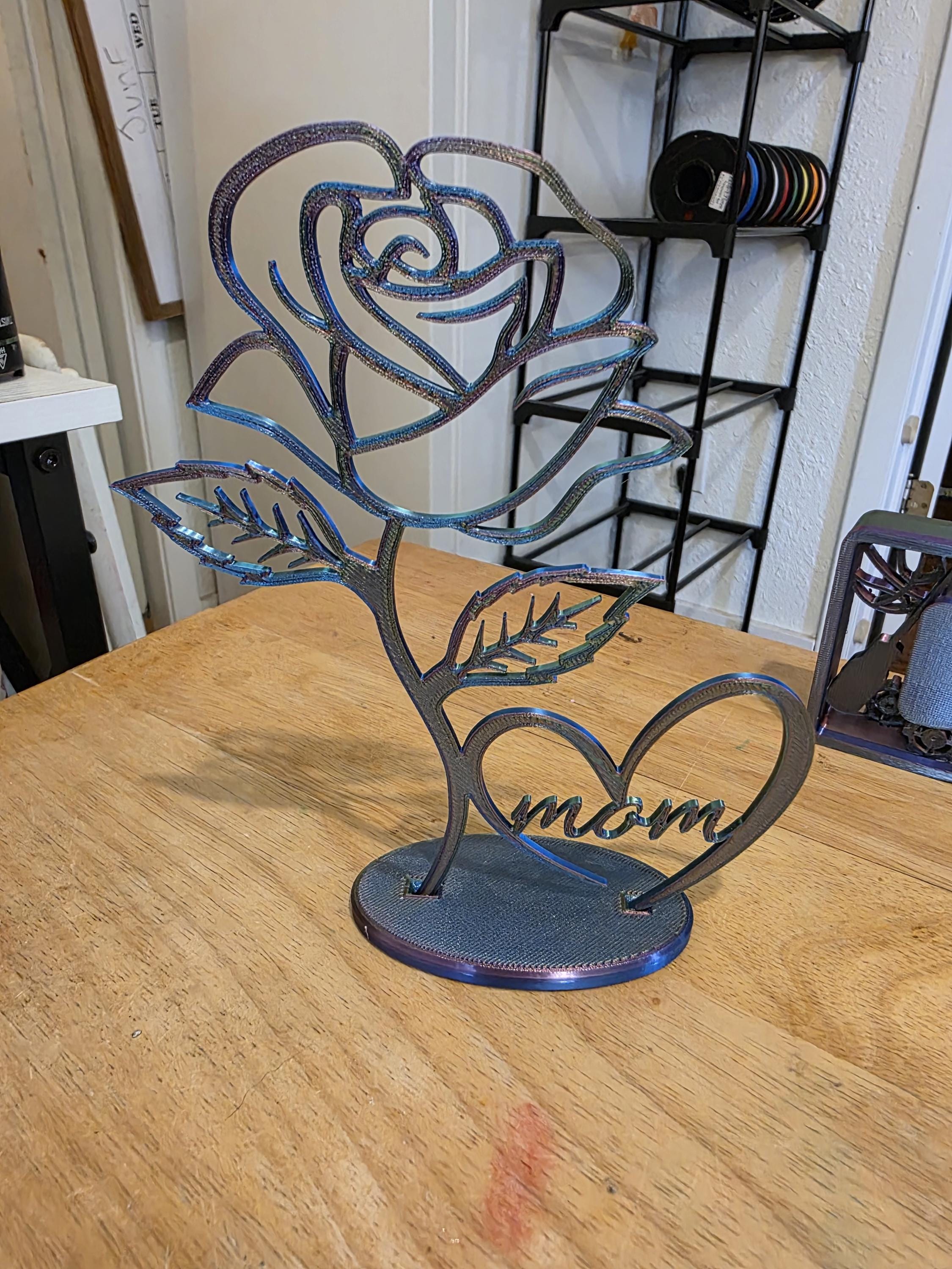 Rose Heart Mom