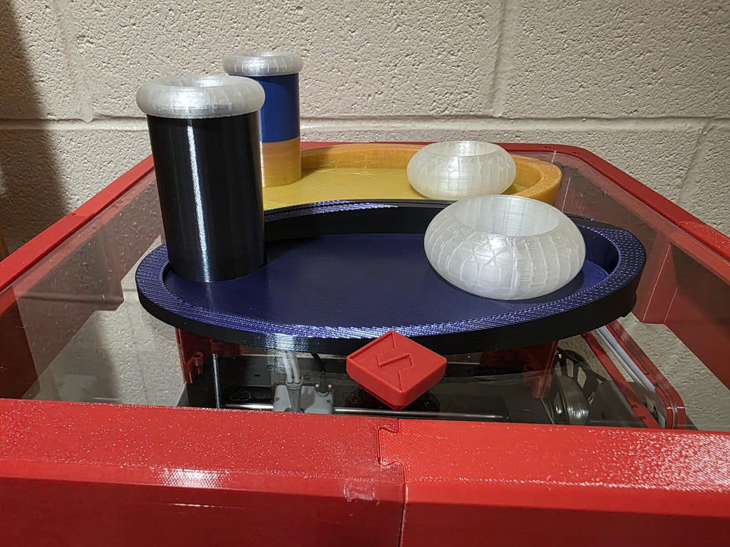 Memorial and flower base with candle