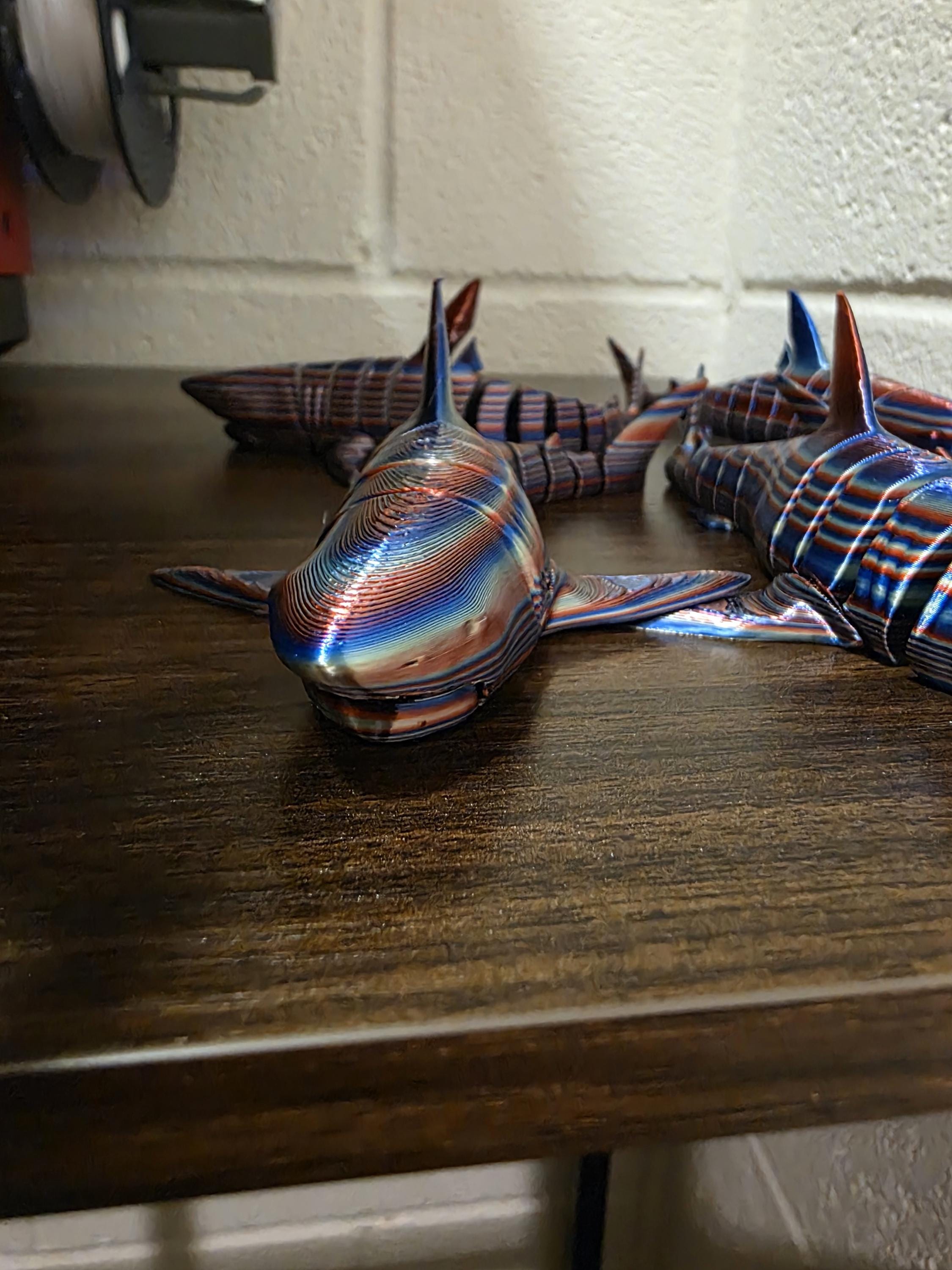 Shark with stand
