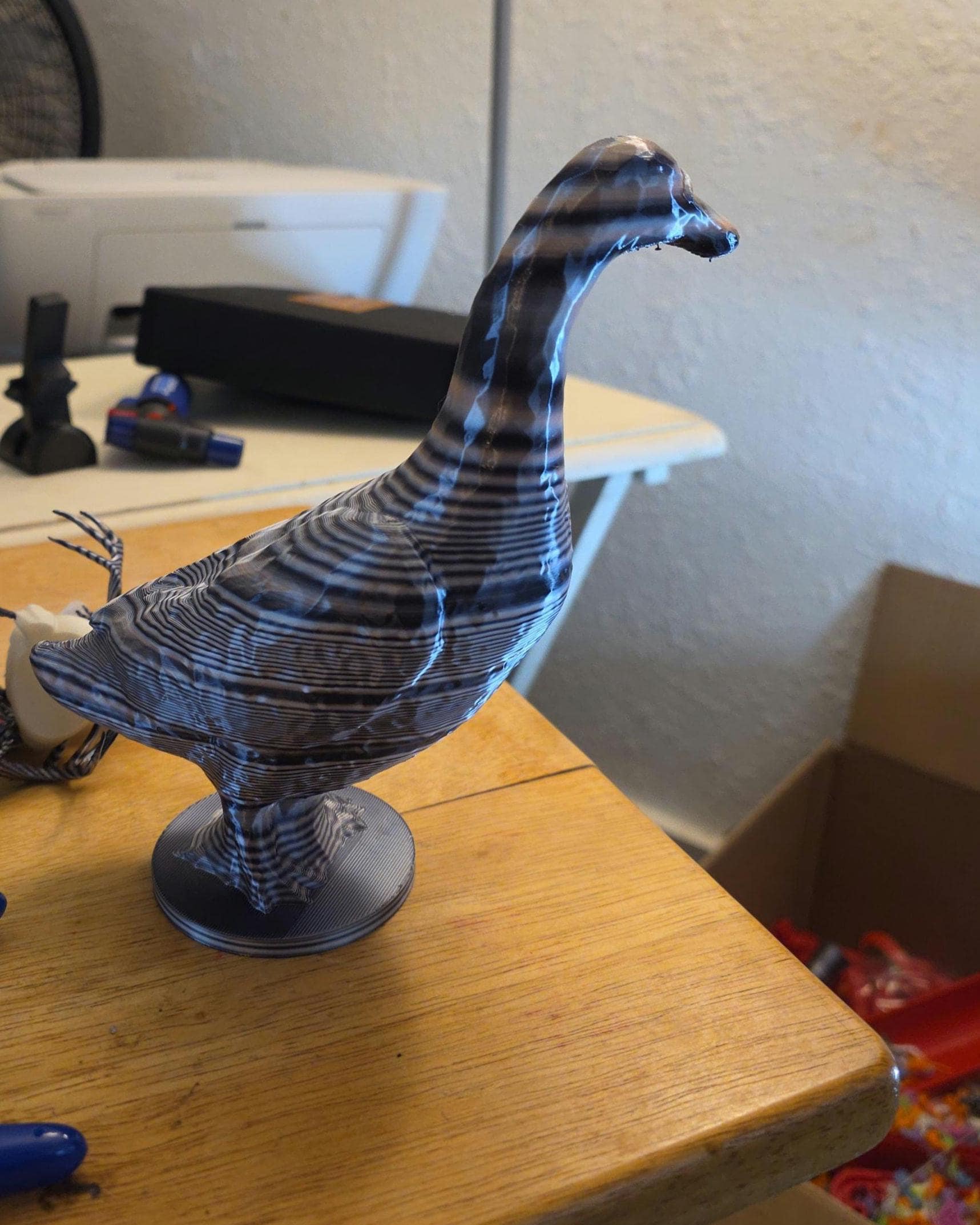 3D printed porch goose