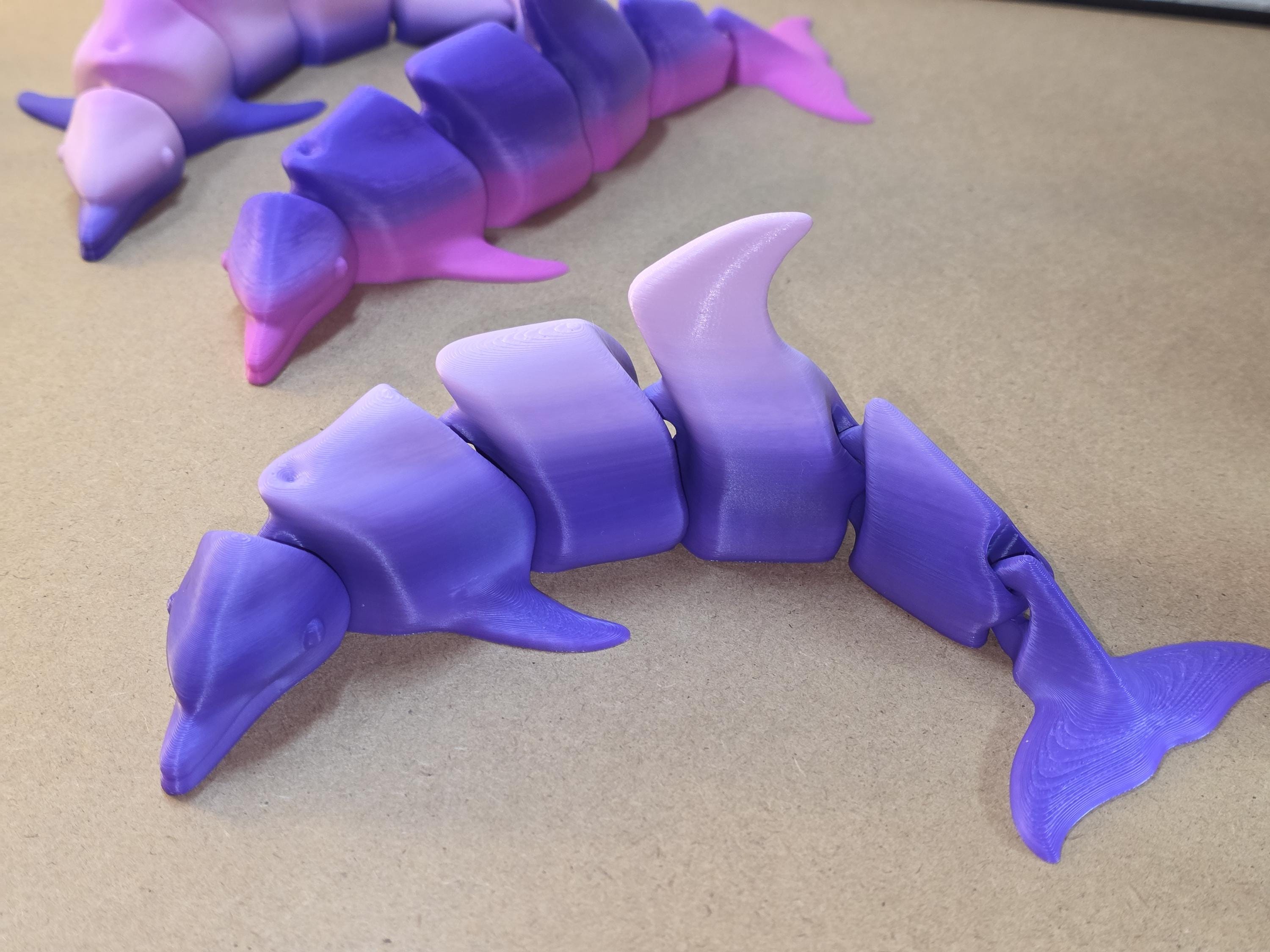 Large articulating dolphin